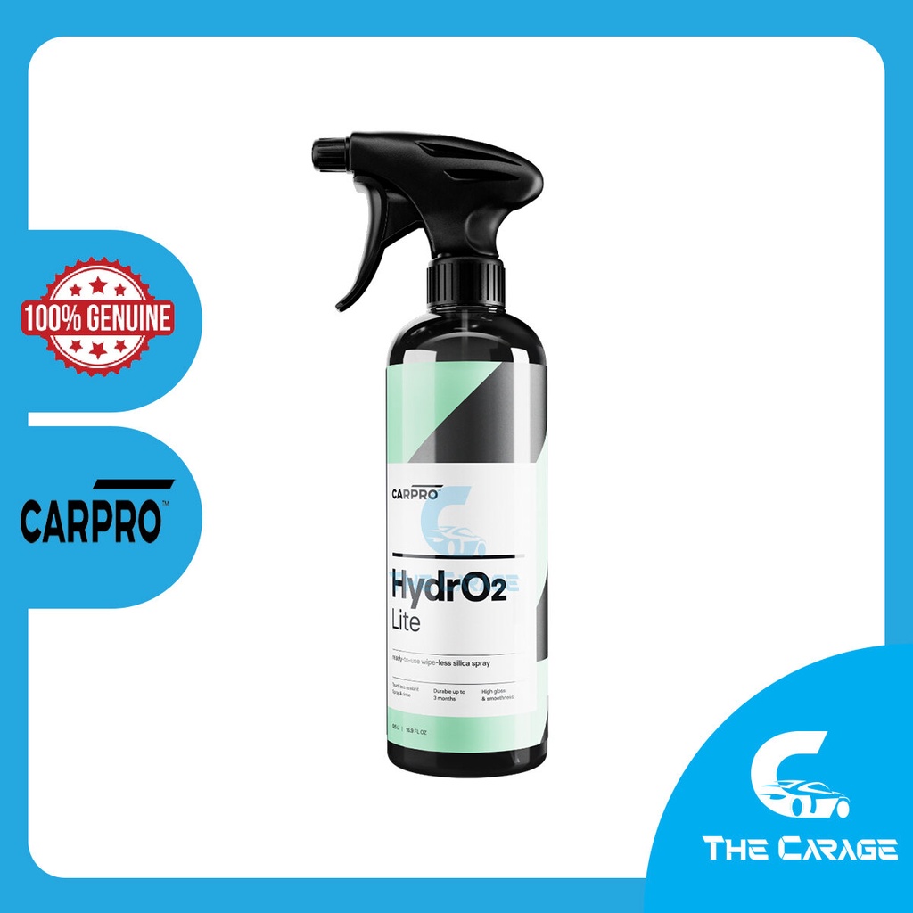 CARPRO Hydro2 LITE Wipeless Silica Spray Sealant (500ml) Shopee