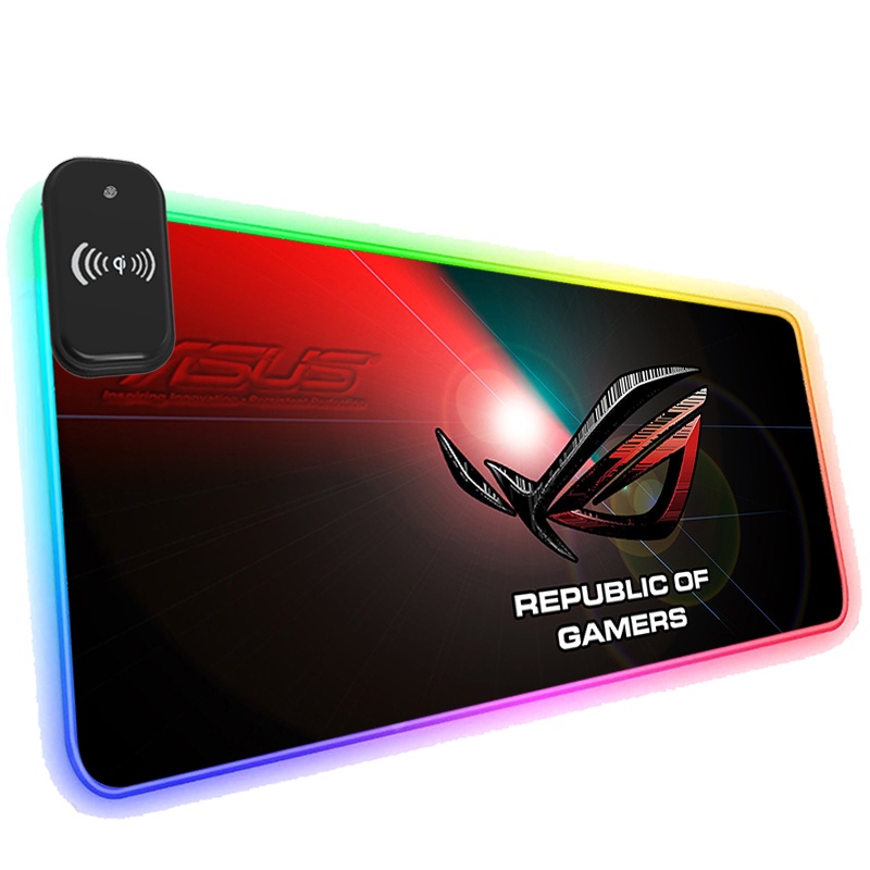 ASUS ROG Wireless Charger RGB Mouse Pad Gaming LED Mousepad Gamer