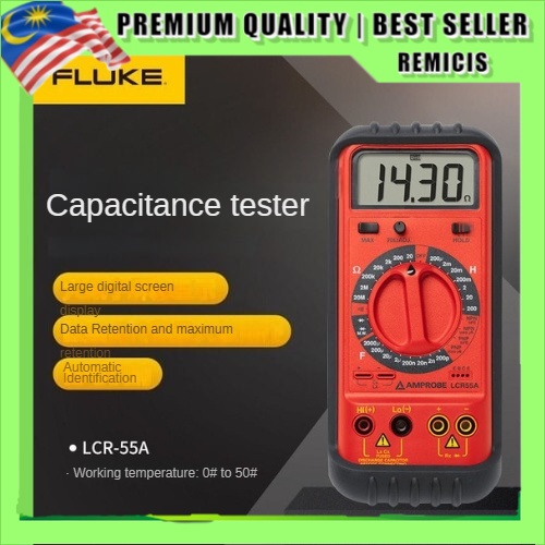 Amprobe LCR55A Resistance Capacitance Inductance Tester,measures