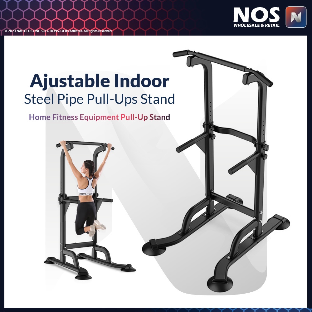 𝓝𝓞𝓢 Home Use Steel Pipe PullUps Stand Exercise Equipment Home Fitness