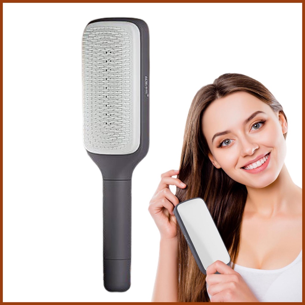 Self Cleaning Hairbrush 3D Air Cushion Massager Brush AntiStatic Hairbrush Detangler Self