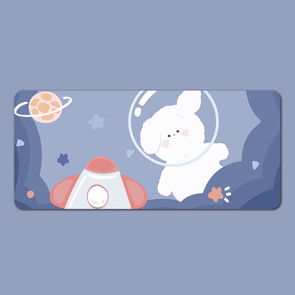 Moon Desk Mat, Table Mousepad, Rabbit Large Mouse Pad, Gaming Keyboard ...