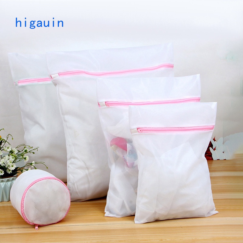 Mesh Laundry Bags for Delicates with Premium Zipper, Travel Storage