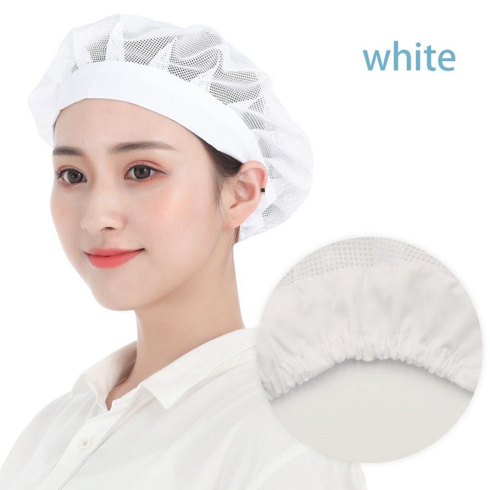 JUNE1 Chef Cap, Work Headband Food Service Cook Hat, Chic Bundled Hair