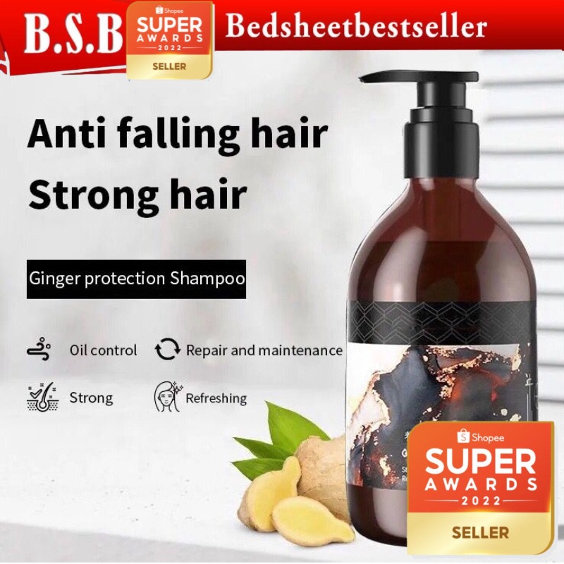 Bsb Bodyaid Shampoo Ginger Extract Anti Dandruff Anti Loss Oil Control Rambut Pelebat Oil 2500