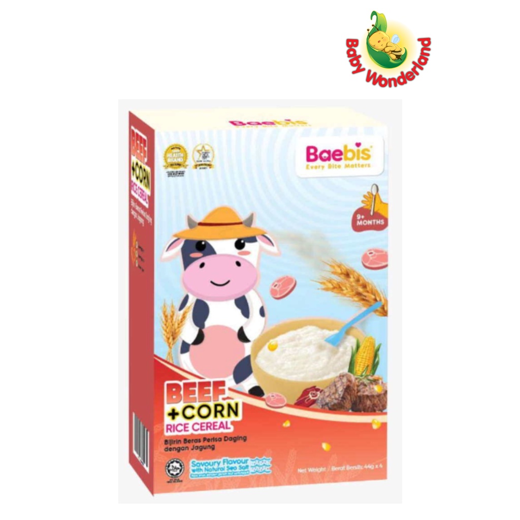 BAEBIS RICE CEREAL - BEEF/CORN | Shopee Malaysia
