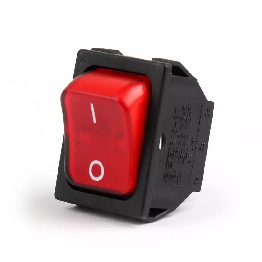 SCI 250VAC 10A 4 Pin On / Off Rocker Switch - Red (R13-87B#2N) | Shopee ...
