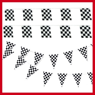 Checkered F1 Flag Auto Racing 90x150cm Polyester Black White Chequered  Printed Decorative Sport Flags and Banners