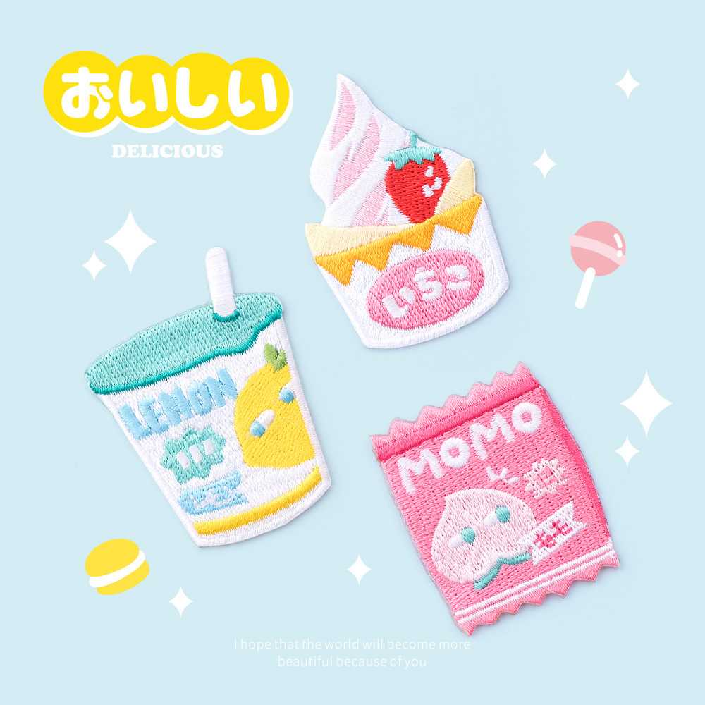 Hanamaru Embroidery Workshop Delicious Dessert ins Fresh Embroidery ...