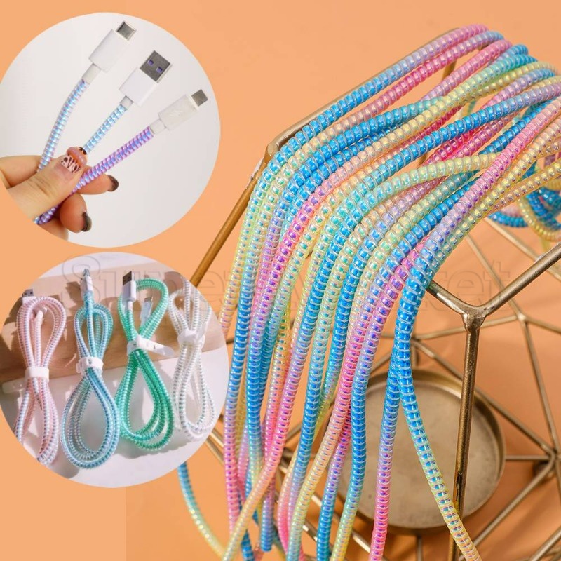 Proteggi Cavo USB Avvolgicavo - Winder Organizer Per Data Line E Charger - Protezione Antirottura