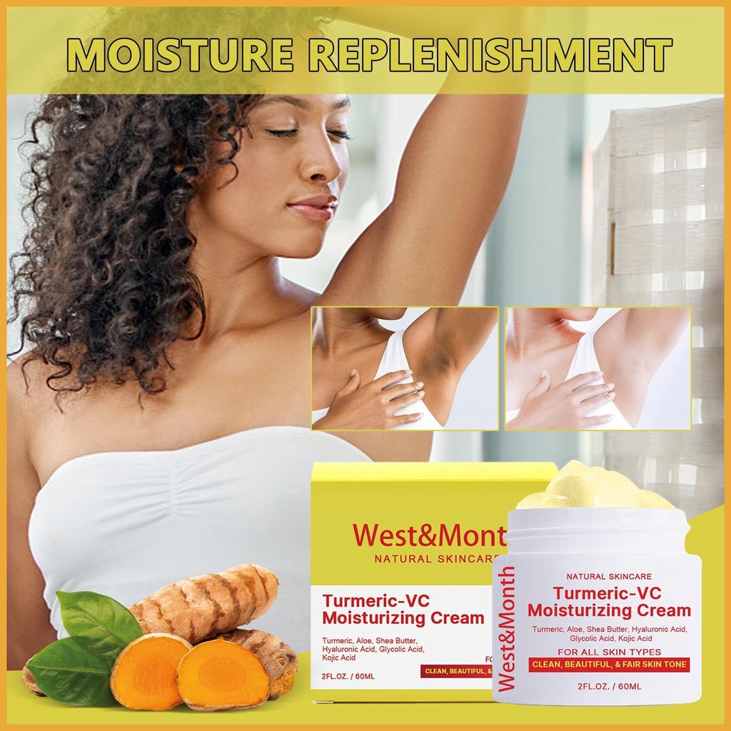 Dark Armpit Remover 60ml Turmeric Skin Lightening Cream with Vitamin C