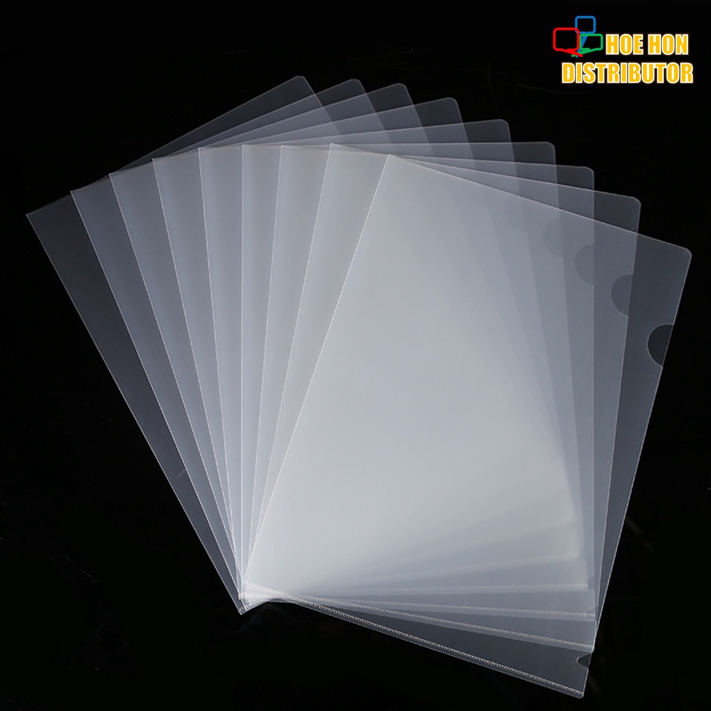 PP L Shape Folder / File A4 1pc Management Document Paper Protector ...