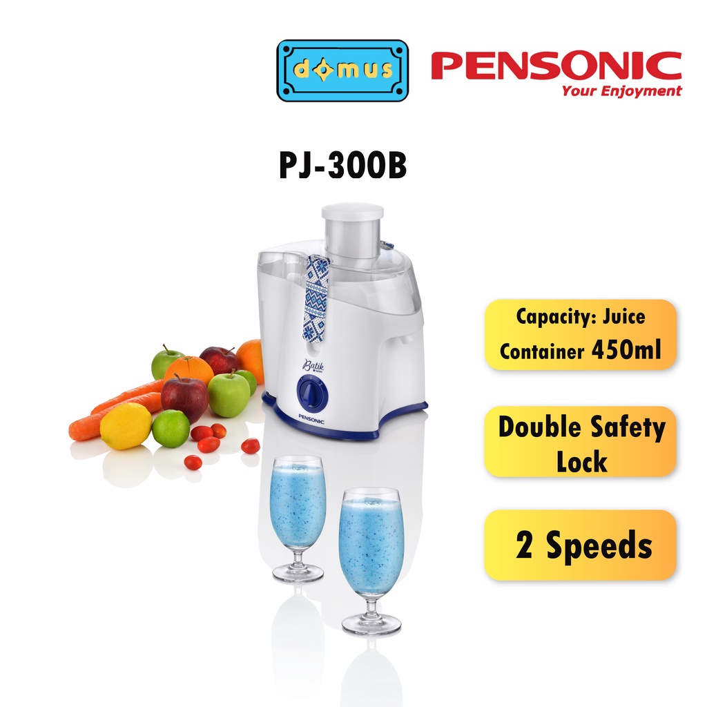 Pensonic Juice Extractor Batik Series (400w) PJ300B Shopee Malaysia