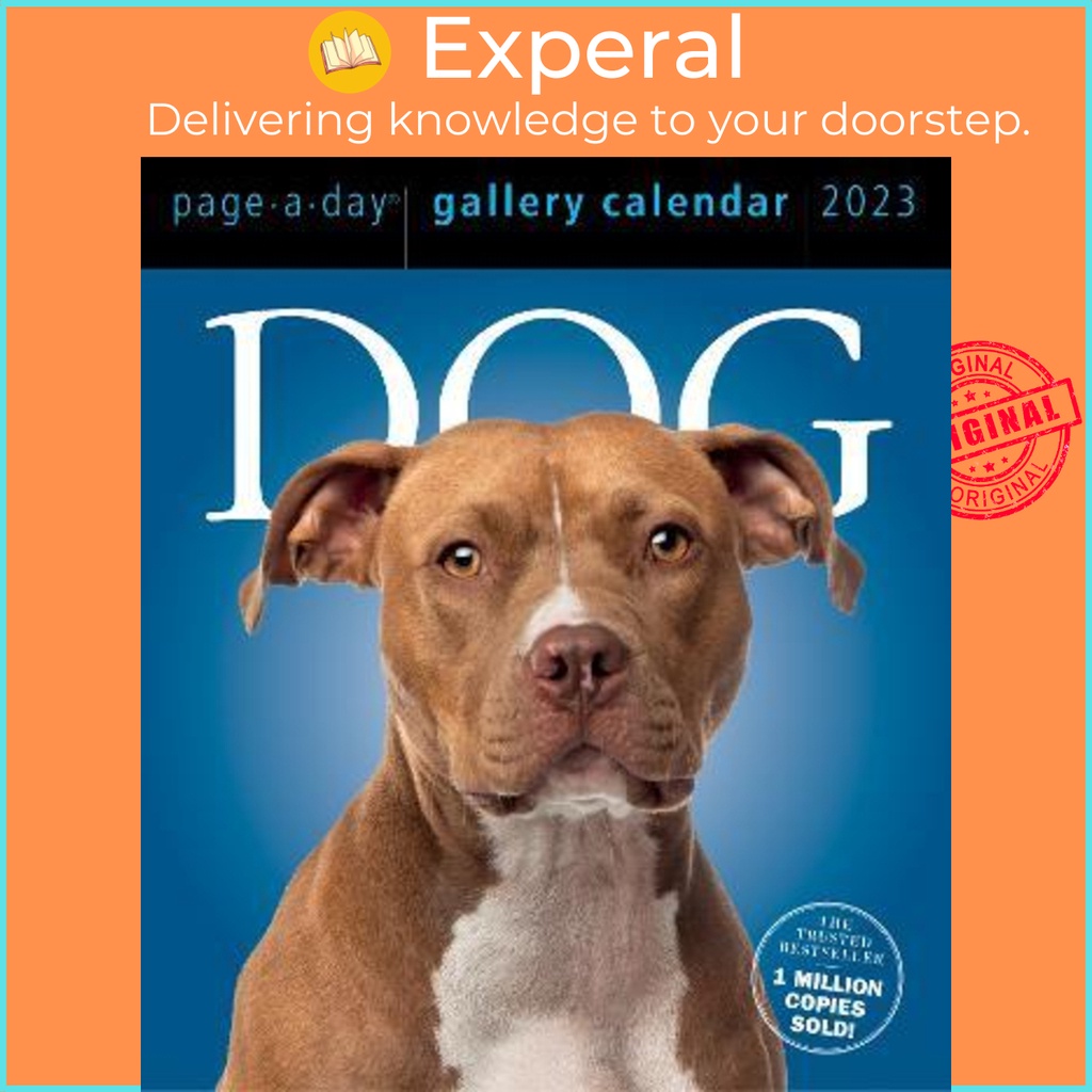 [English 100 Original] Dog PageADay Gallery Calendar 2023 An