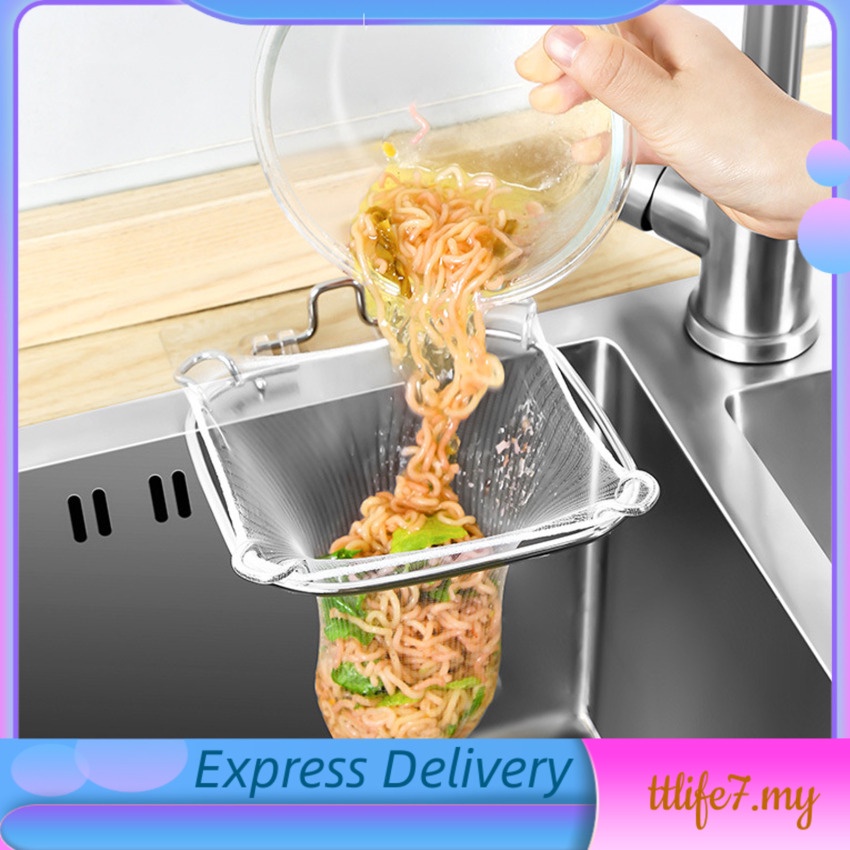 Sink Filter Drain Rack , Collapsible Sink Filter Rack Corner Sink