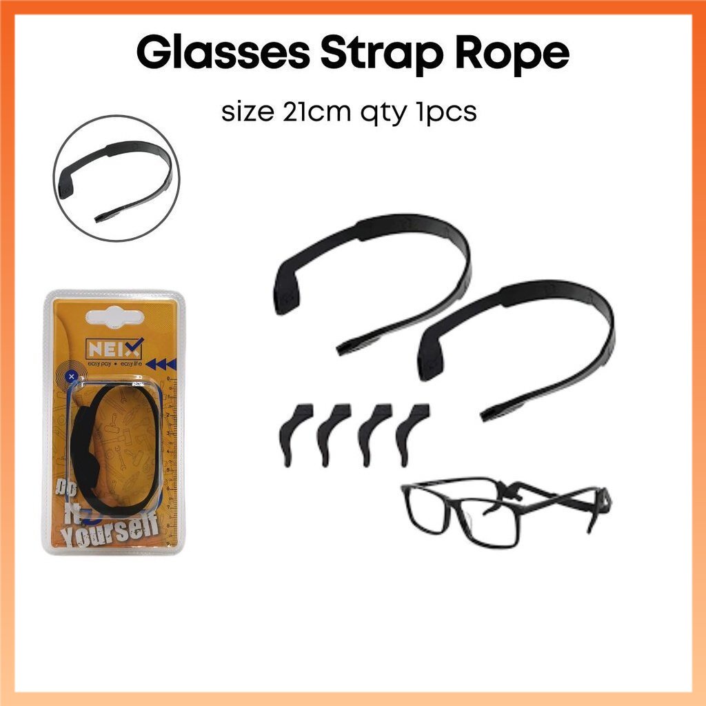 [READY STOCK] Glasses AntiSlip Soft Silicone Tips for Metal Frames Comfortable Sport Spec