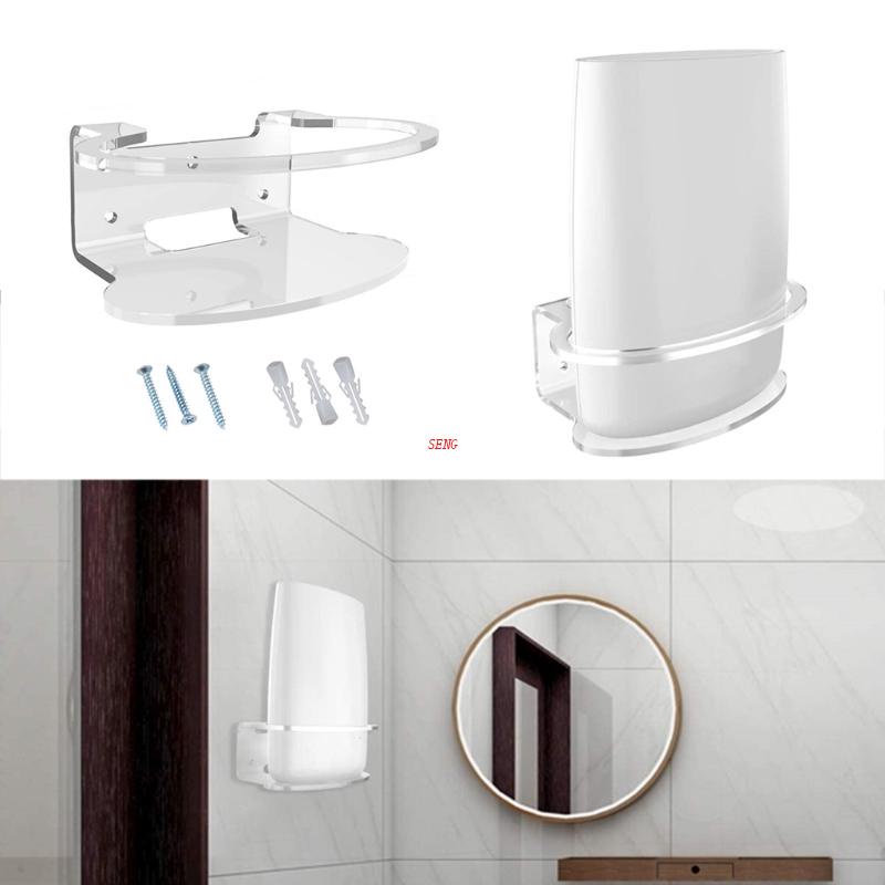 seng WiFi Router Wall Mount Rack Acrylic Holder for Home Office Use