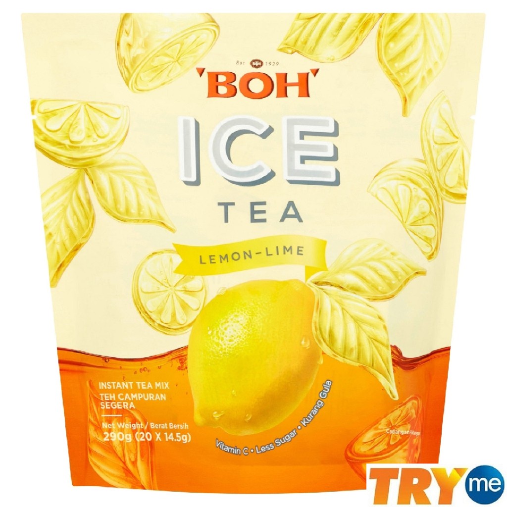 BOH Ice Tea LemonLime (20's x 14.5g) Shopee Malaysia