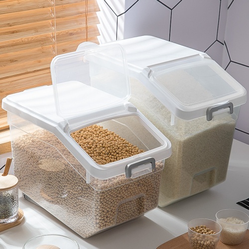 Rice Storage Kitchen Food Storage Box Rice Dispenser Rice Bucket Bekas ...