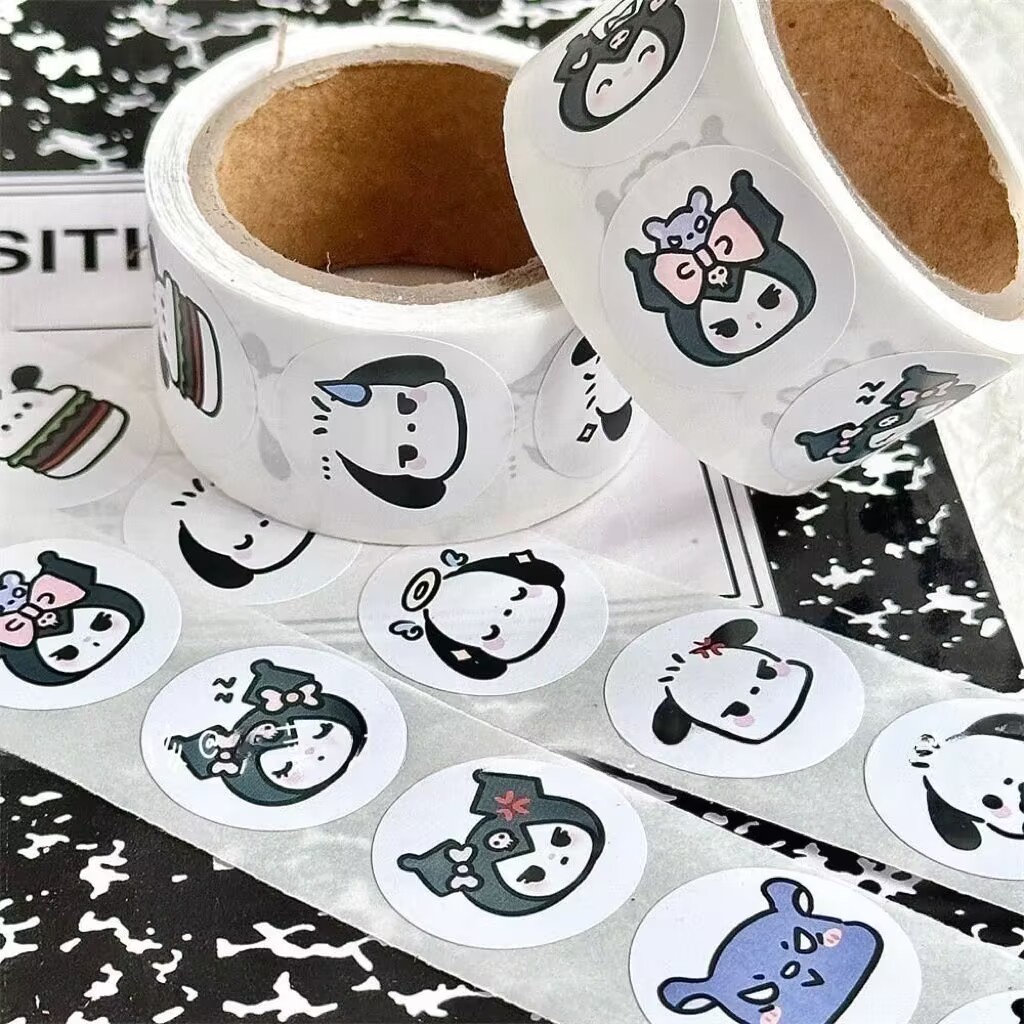 200pcs/roll Sanrio Sticker Material Decorative Cinnamoroll Sealing ...