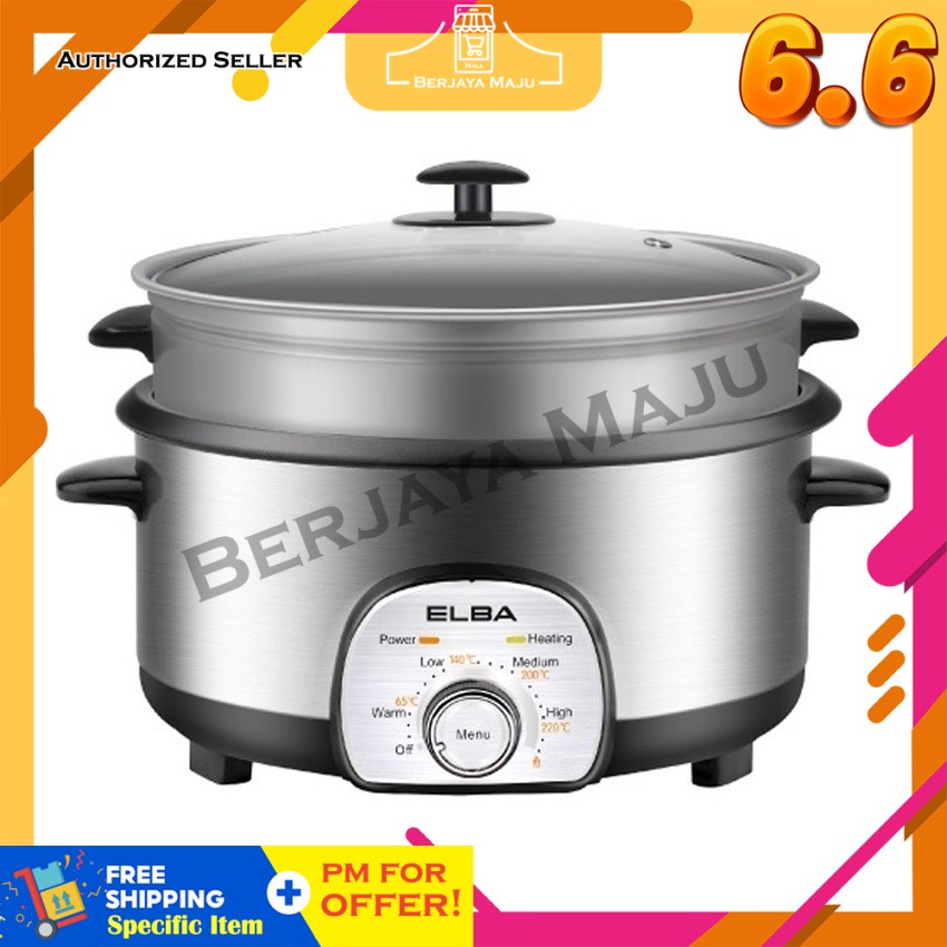 Elba 5.0L Multi Cooker EMCK5010(SS) Shopee Malaysia