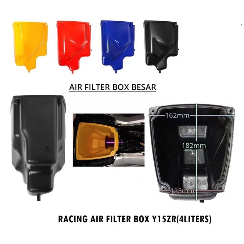 YAMAHA Y16ZR AIR FILTER BOX HOLDER Y16 ANGIN FILTER BOX SET KOTAK ANGIN ...