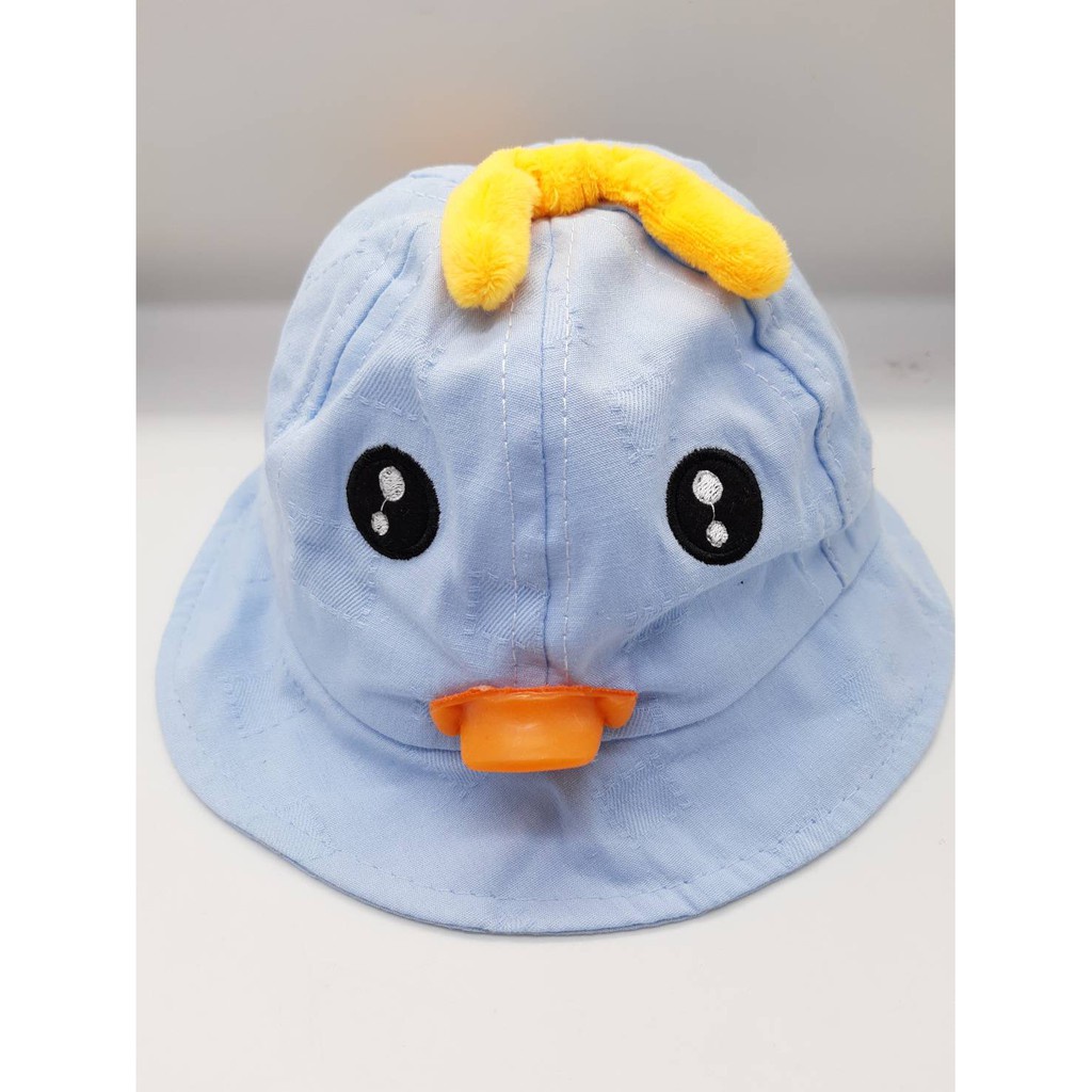 Little Duck/Cat Tie ChinDown Bucket Hat (Kids) Shopee Malaysia