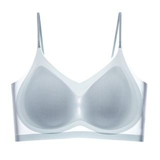 NEW 2024】ST030 M-4XL Women Bra Ultra Thin Breathable Ice Silk No Steel  Comfortable Thin Lightweight Bra Lingerie