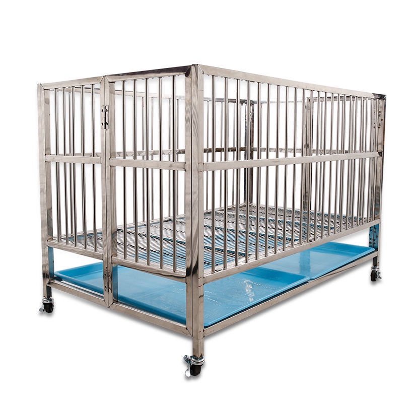 Folding Stainless Steel Pet House Cage Pet Shop Display Cage Large