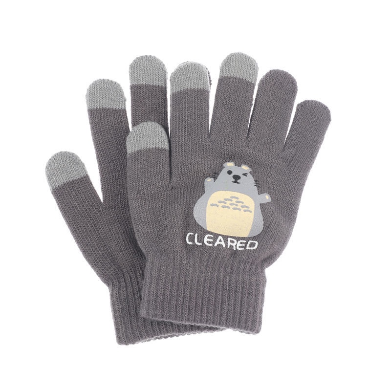 手套女冬可爱学生潮流防寒加绒保暖触屏舞萌maimai手套男骑行Female winter glove cute student trend  cold-proof plus velvet warm touch-screen dance cute maimai gloves for men  to
