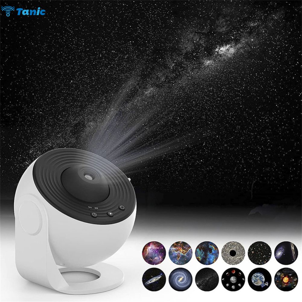 Globe Galaxy Projection Lamp Contains 12 Films, High-definition Star ...