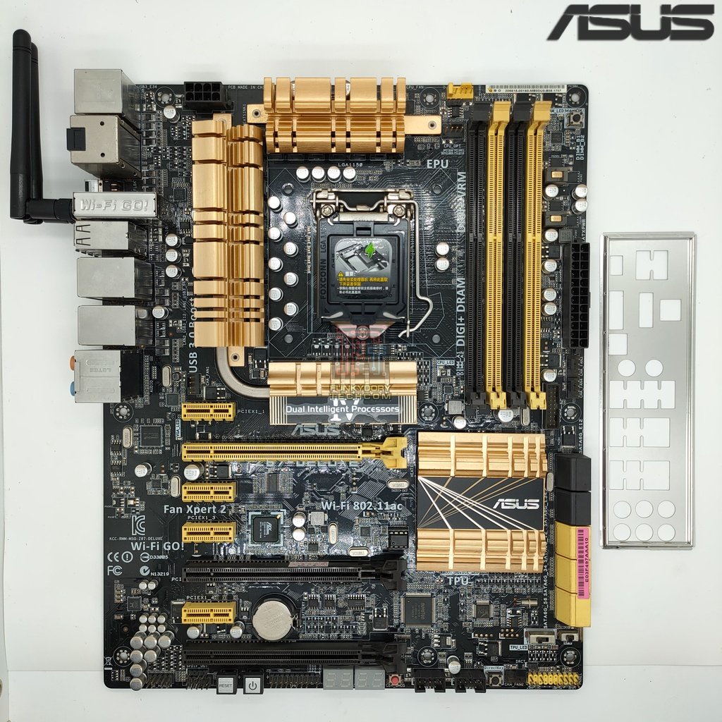Asus Z87DELUXE WIFI/Z87Pro (V Edition) ATX LGA1150(4th Gen) Motherboard include I/O shield