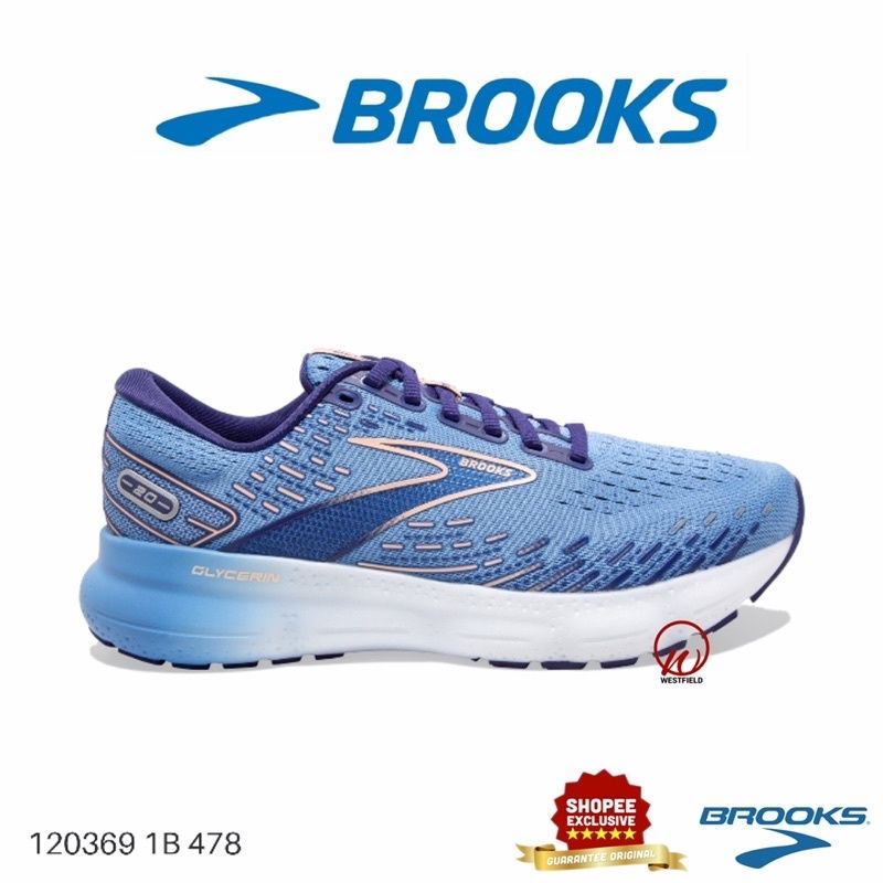 BROOKS WOMEN’S GLYCERIN 20 BOUNCY CUSHIONING EXPERT RUNNING SHOE