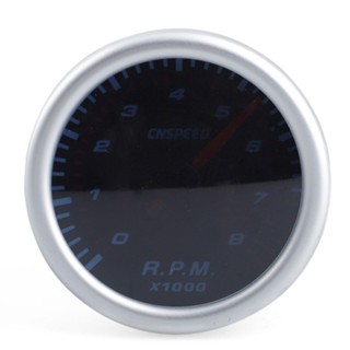 CNSPEED 2Inch 52mm Auto Car Tachometer Tacho Gauge 0-8000 RPM 12V ...