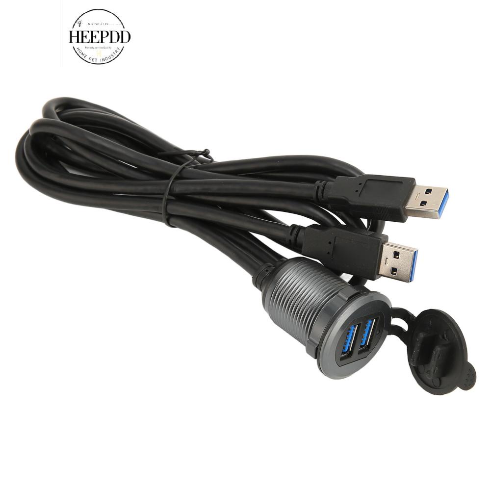 HEEPDD USB Dash Mount 3.3ft 2 Ports Dual 3.0 Male To Female for Car Shopee Malaysia