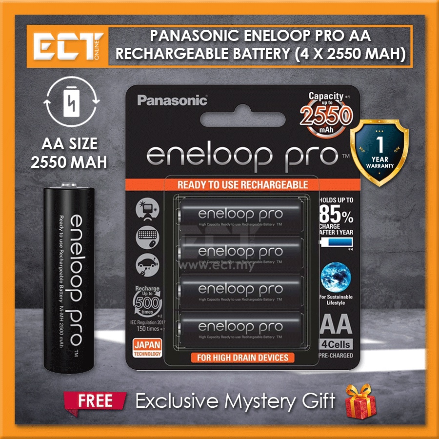 Panasonic Eneloop Pro Aa Aaa Rechargeable Battery For Professional