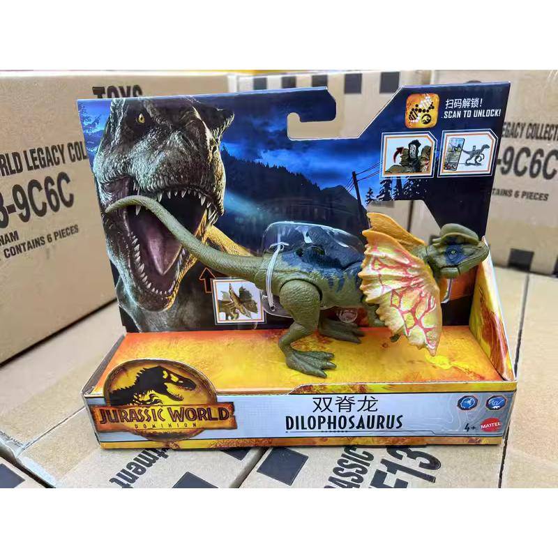 Mattel Jurassic World Rodeo against Dinosaur models, movable joints ...