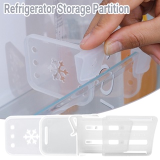 Refrigerator Storage Partition Plastic Kitchen Tool Bottle Rack Assortment  Kitchen Storage Refrigerator Side Door Divider Clips