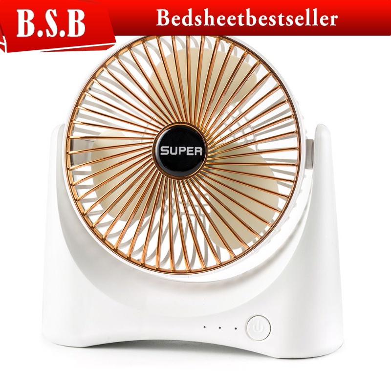 B.S.B Touch Smart 120° Rechargeable Fan Folding Intelligent Fan Desktop USB Fan 3 Level Wind