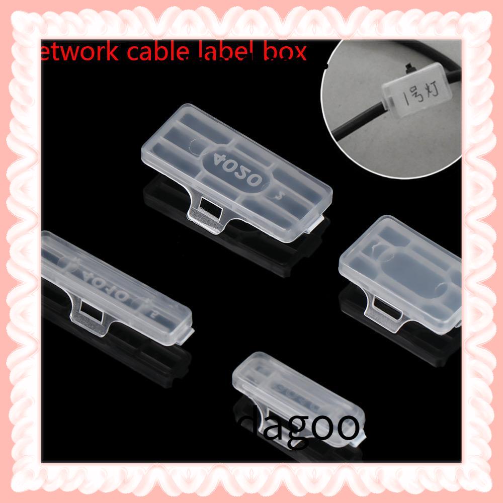 ☆YOLA☆ 50Pcs Useful Cable Labels Wire Tag Box Identification Tags ...