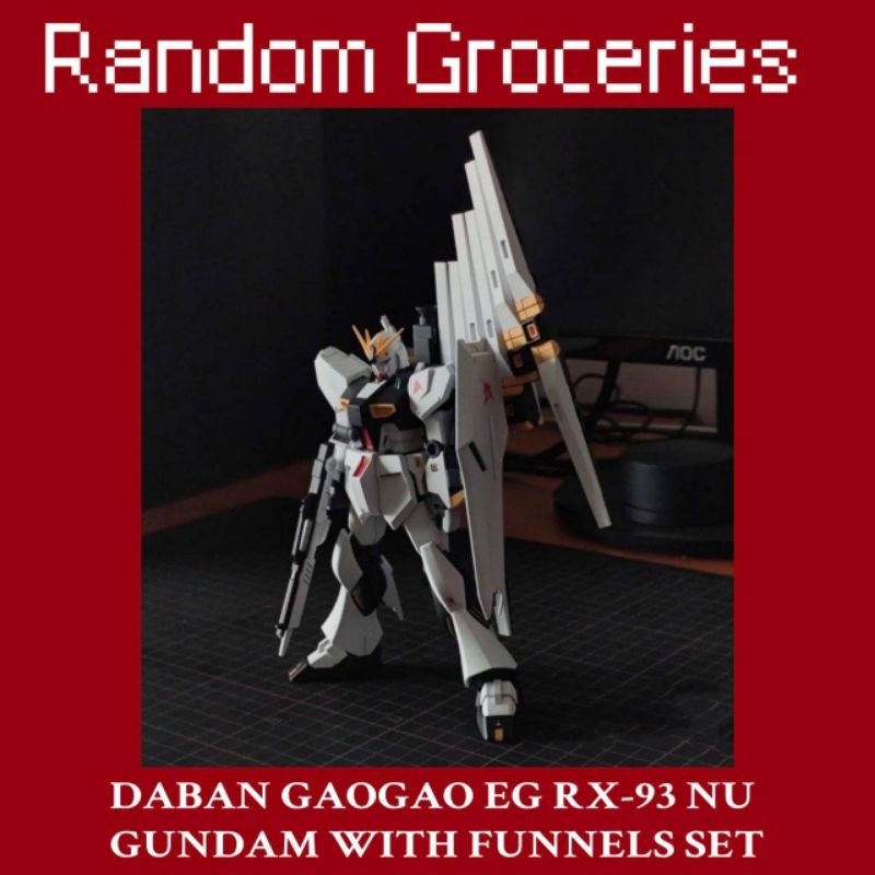 DB EG RX93 NU GUNDAM + FUNNELS SET Shopee Malaysia