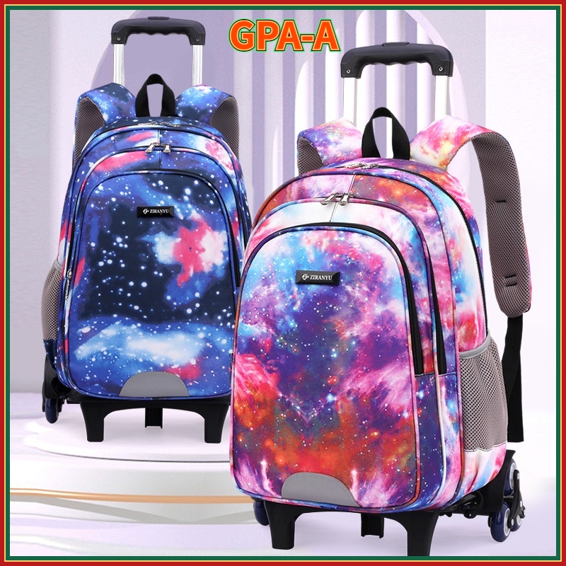 Kids Rolling Backpacks Kids Wheeled School Bag with 6Wheels 18 inches