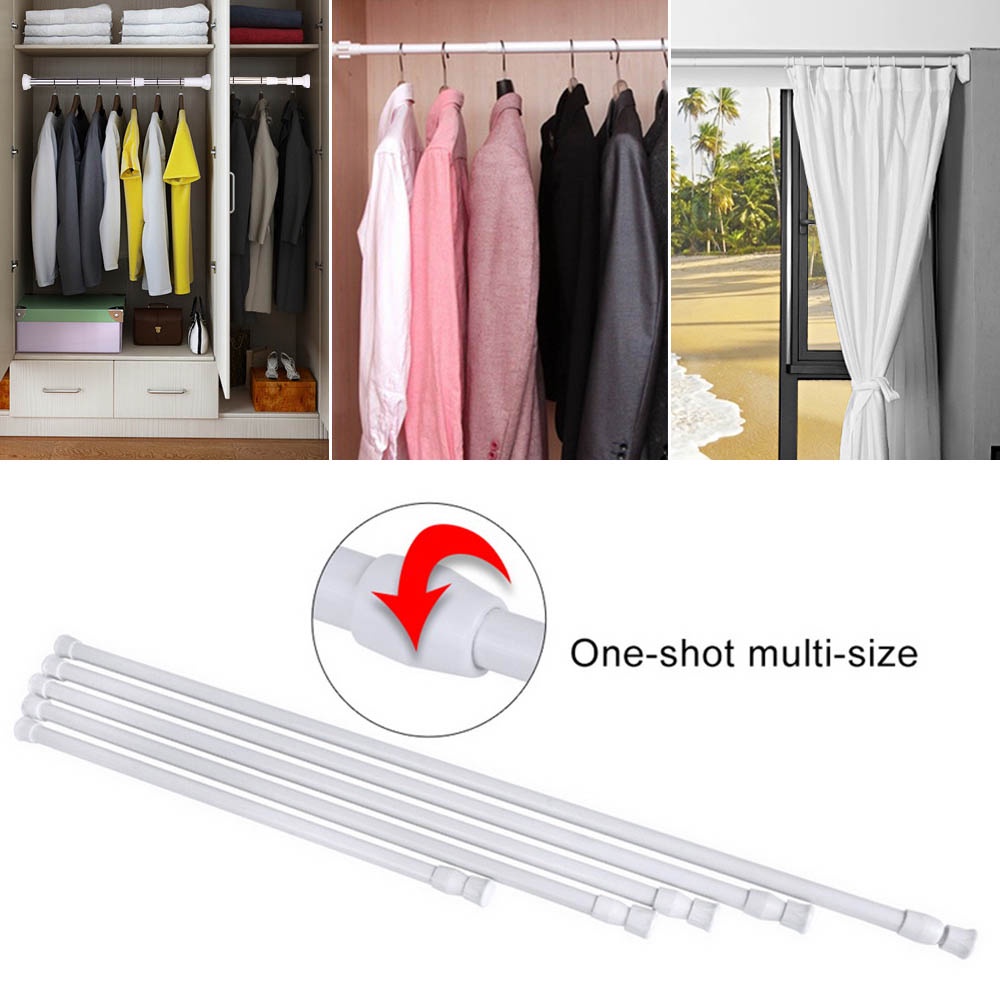 High Quality White Expansion Curtain Rod Curtain Accessories Hanging ...