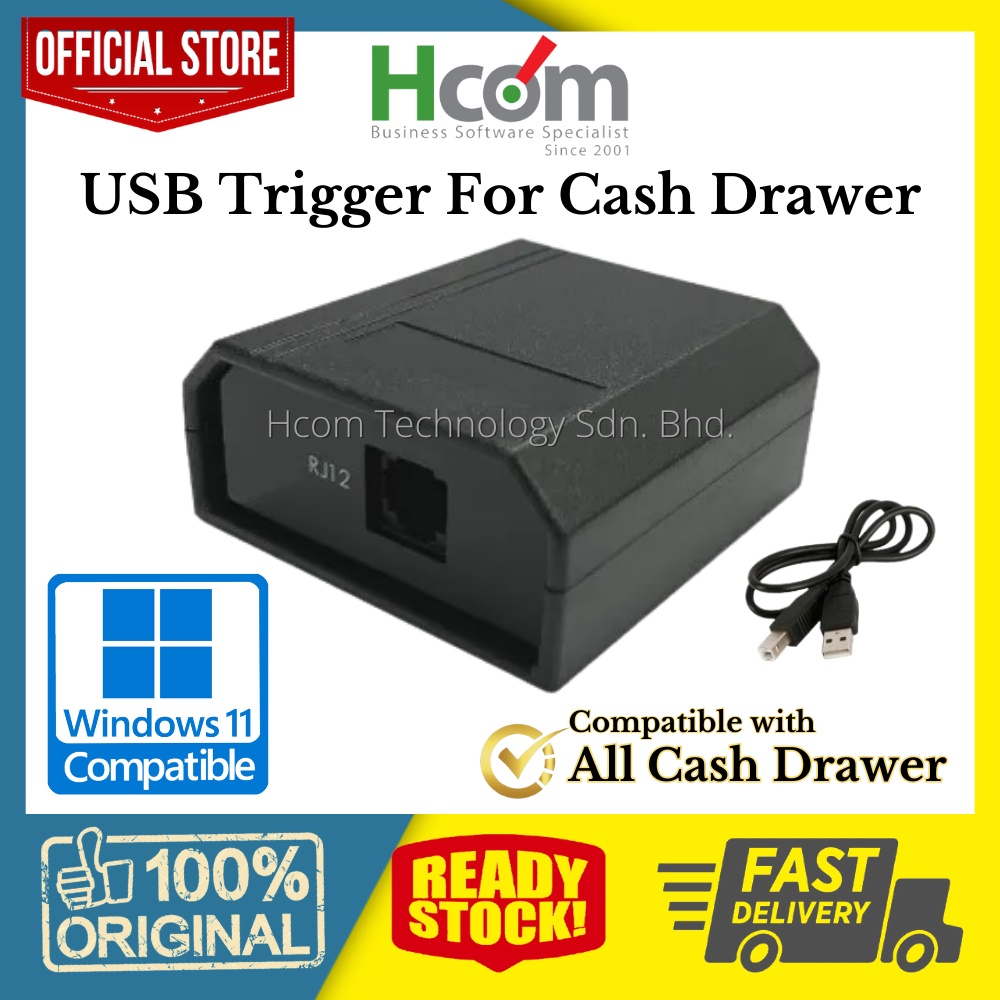 USB Trigger For Cash Drawer BQ-V11 Compatible Win 11 | Shopee Malaysia