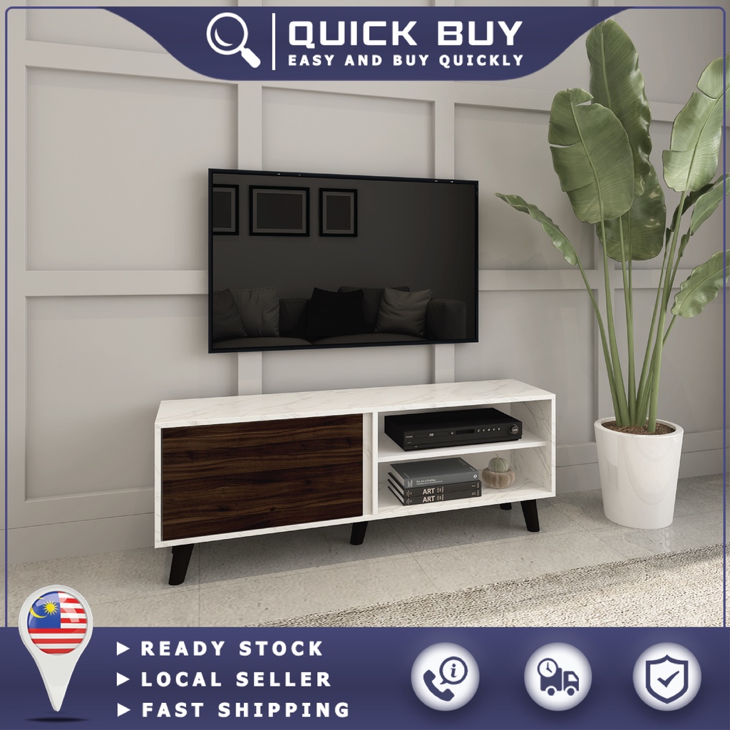 (BUATAN MALAYSIA) QB HP074 4/5/6ft TV TV Bench Modern TV Rack
