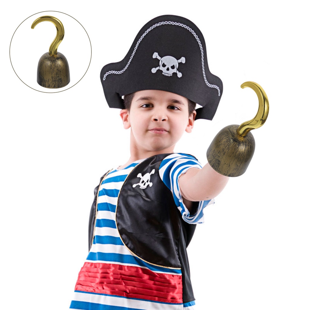 Plastic Pirate Hook Hand Captain Costume Accessory Prop Halloween