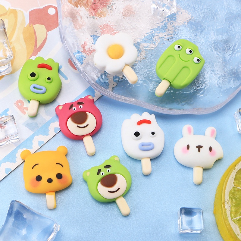 Crocs Jibbitz Crocs Charm Cartoon Popsicle DIY Shoes Decoration Diy