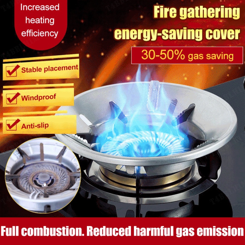 Home Gas Stove Fire Gathering EnergySaving Cover Shopee Malaysia