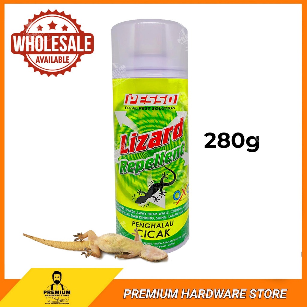 PESSO Eco Lizard Repellent 280G (Can Type) Natural Water Based Lizard ...