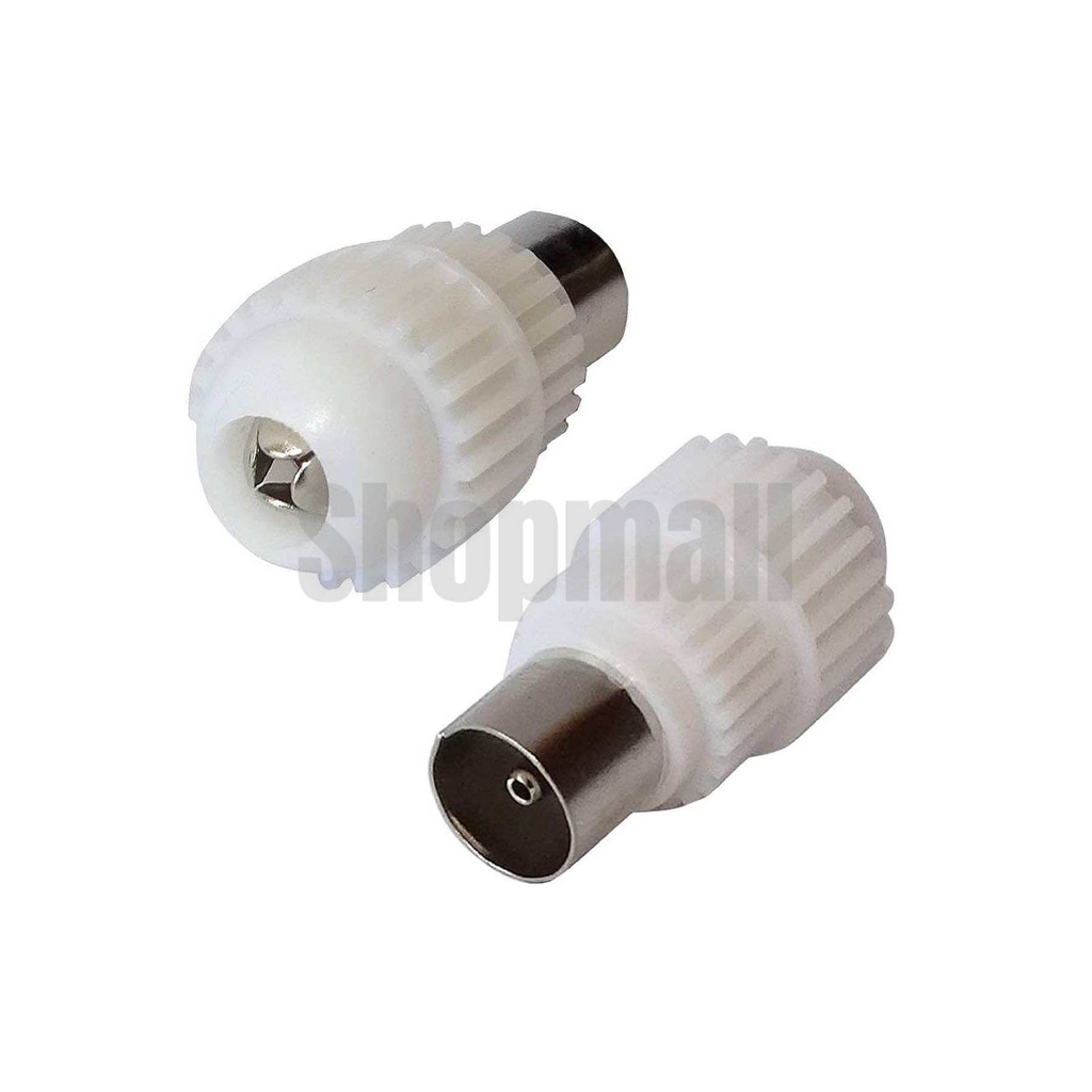 TV Ariel Antenna Connector Socket Male / Female Coaxial TV Antenna